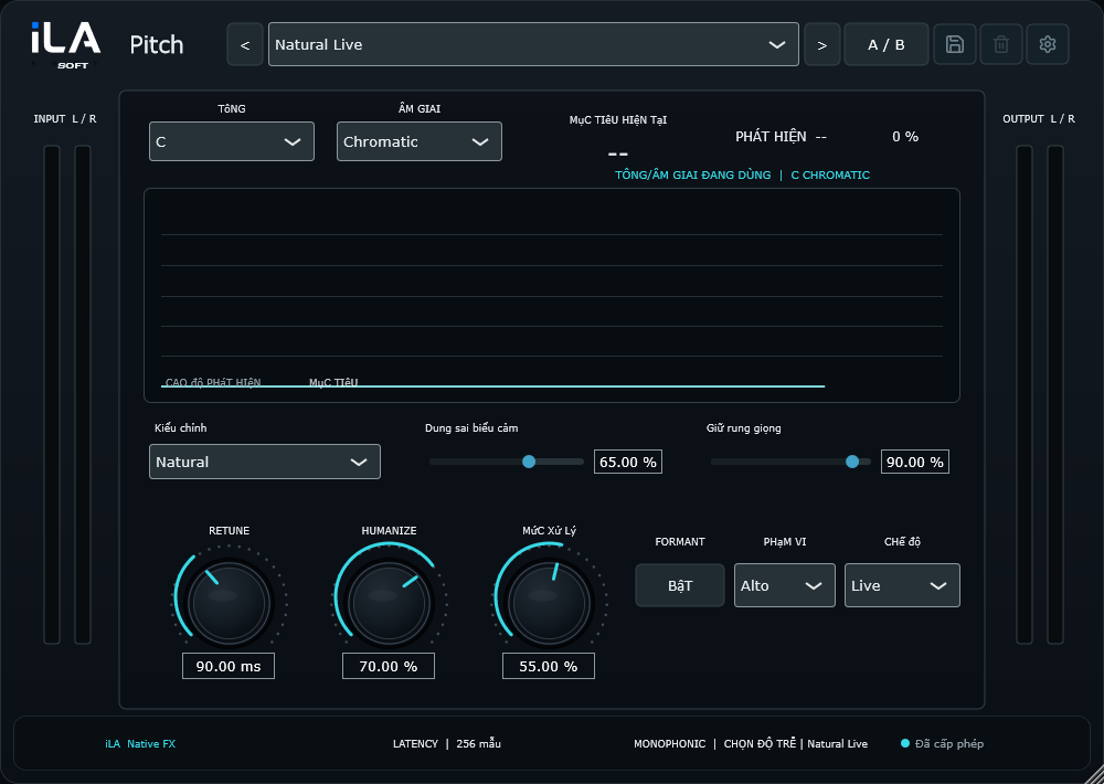 iLA Pitch interface