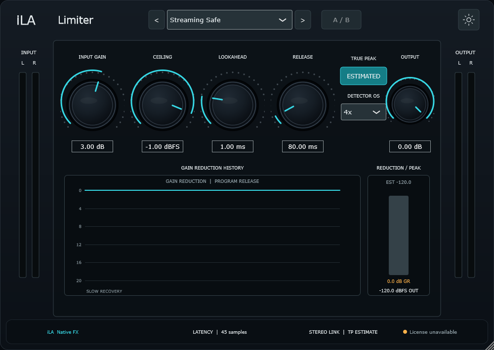iLA Limiter UI