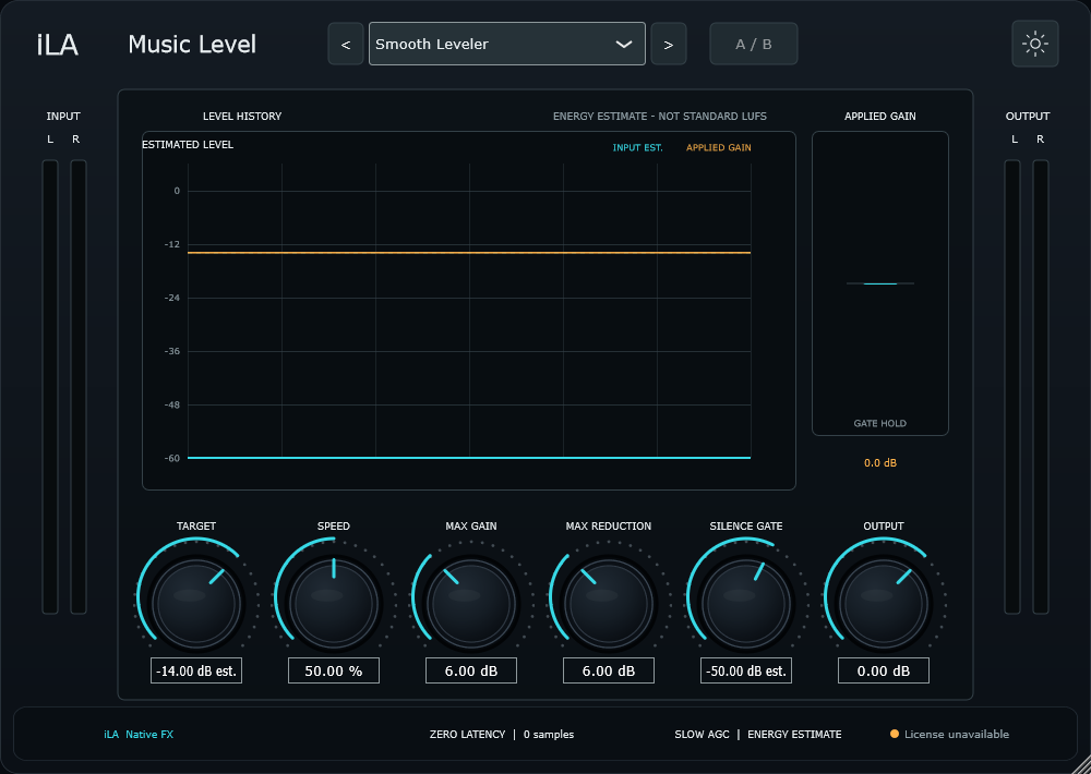 iLA Music Level UI